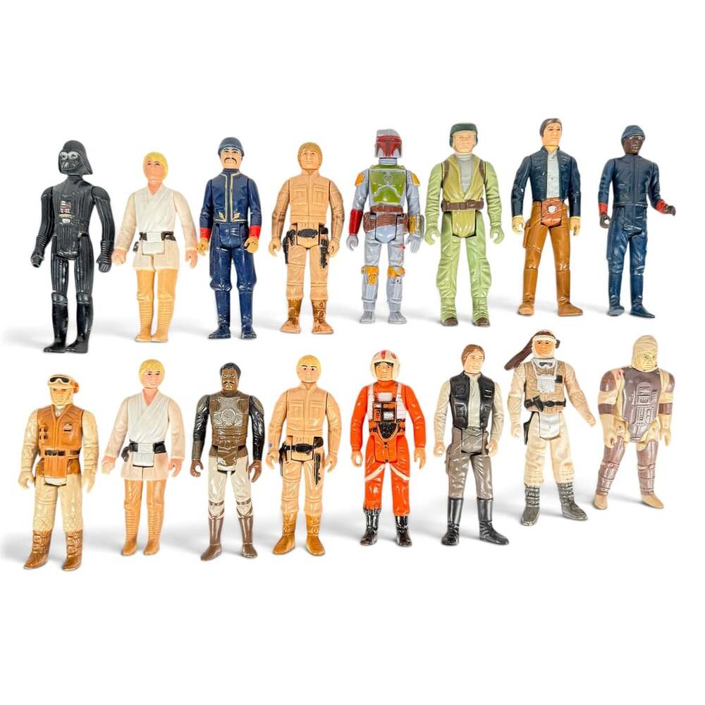Vintage Kenner Star Wars Action Figures Lot Of 16